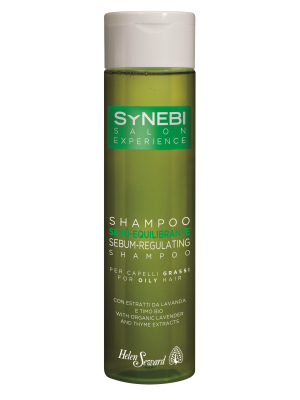Себонормалізуючий шампунь для жирної шкіри голови Synebi 300мл.